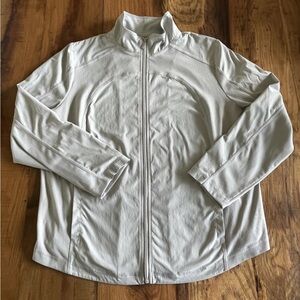 Chico's Zenergy jacket womens 3 Zip Up gray